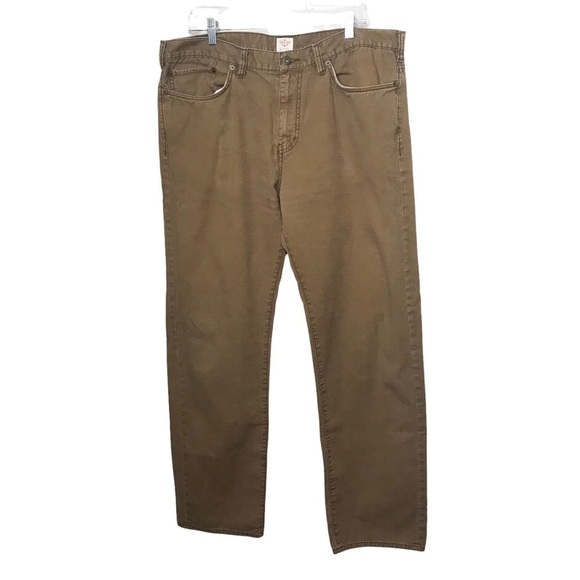 Dockers Brown Straight Leg Jeans 38 x 32 - Picture 1 of 8